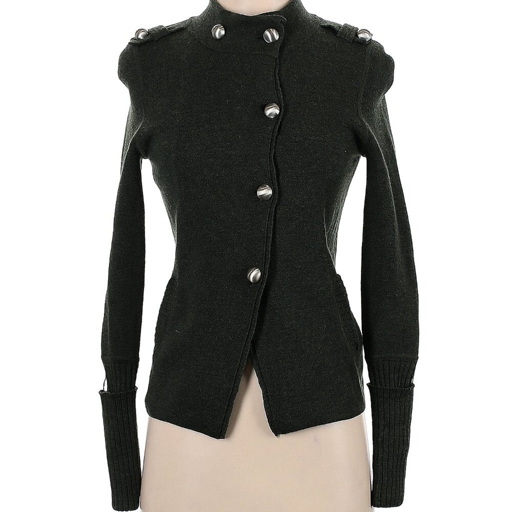 Banana Republic Military Green Cardigan